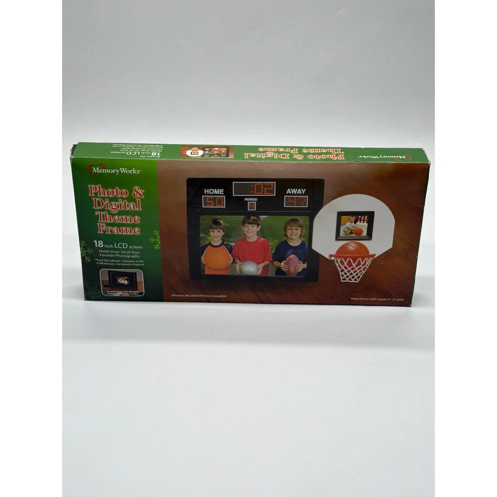 MemoryWorks Sports Scoreboard‎ Photo & Digital Theme Frame 1.8 inch LCD Screen